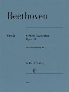 BEETHOVEN 7 BAGATELLES OP. 33