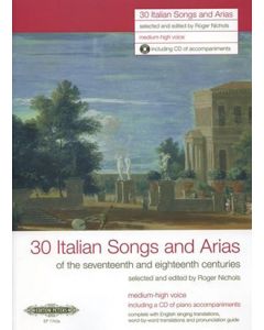 30 ITALIAN SONGS & ARIAS W/CD (MED/HIGH)